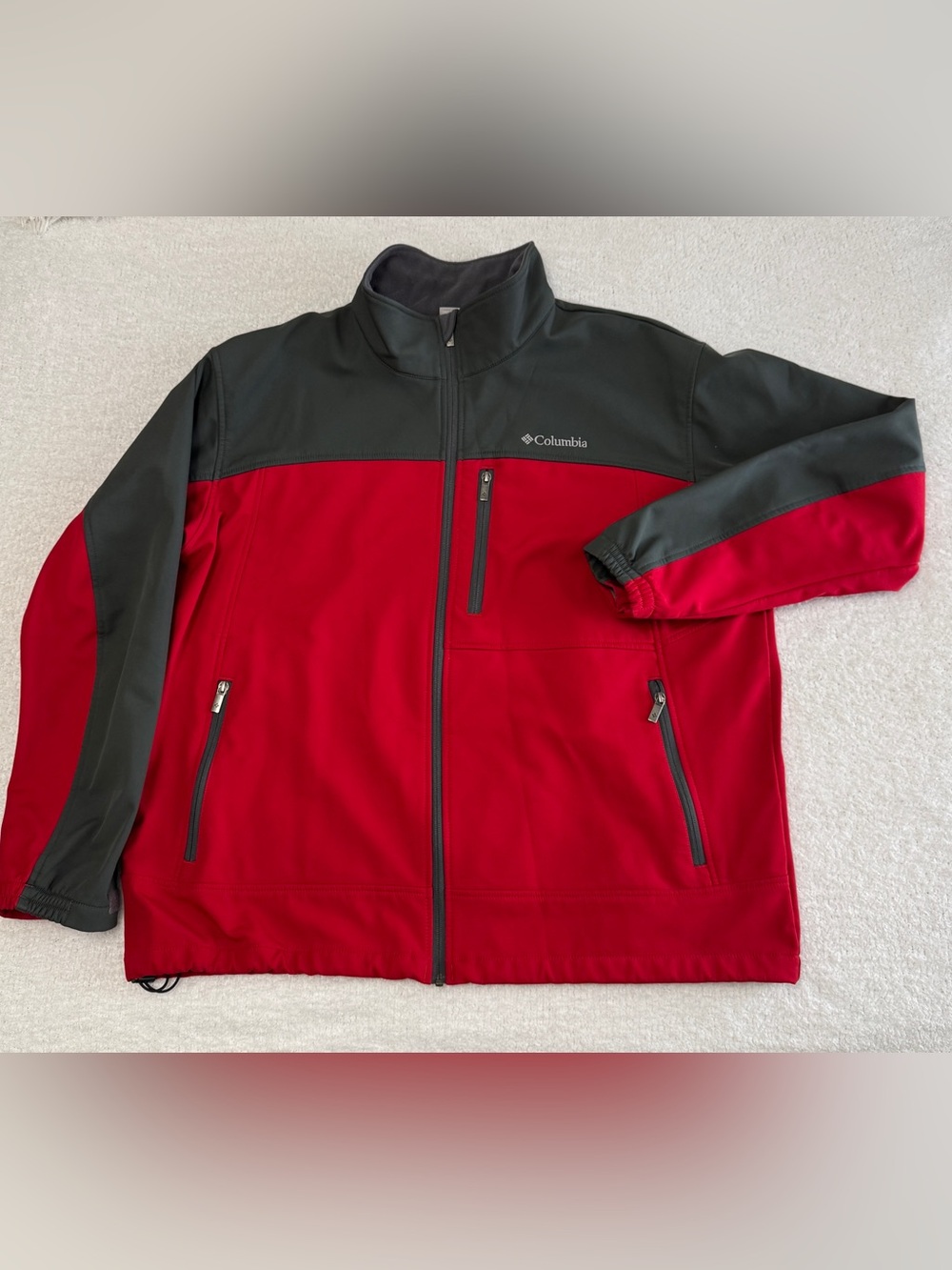 Columbia Men's Red & Gray Softshell Jacket